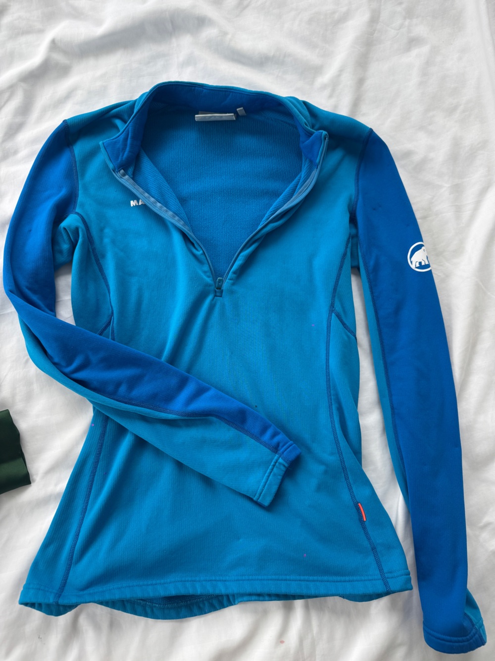 Mammut Women's Blue Two-Tone Midlayer Jacket
